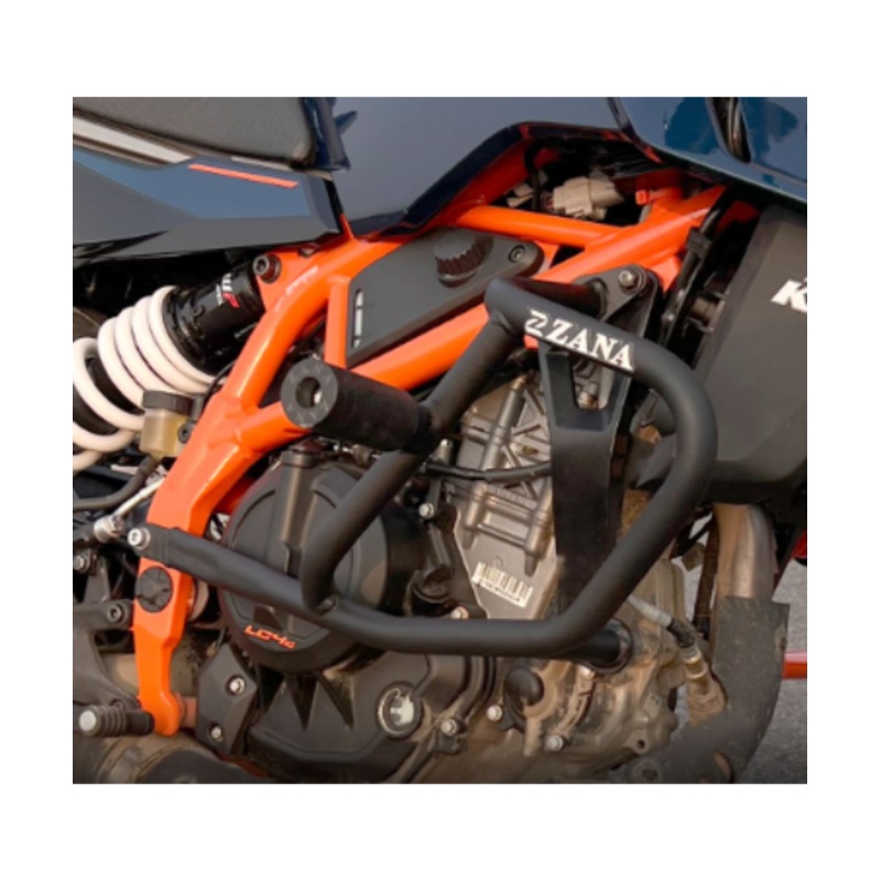 Zana Crash Guard With Slider Black For KTM Duke 390/250/200/390 Gen 3  – ZI-8408