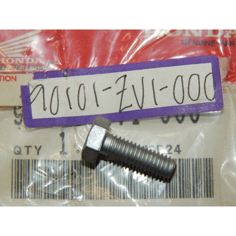 Honda OEM Bolt, Hex #90101-ZV1-000 QTY.1-NEW