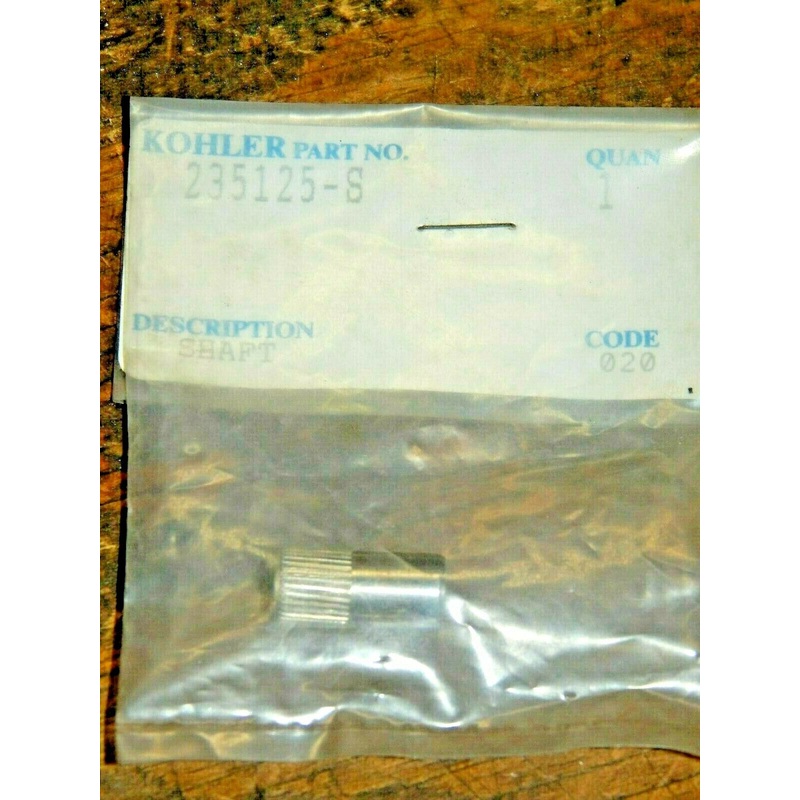 Kohler 235125-S  SHAFT, GOVERNOR GEAR