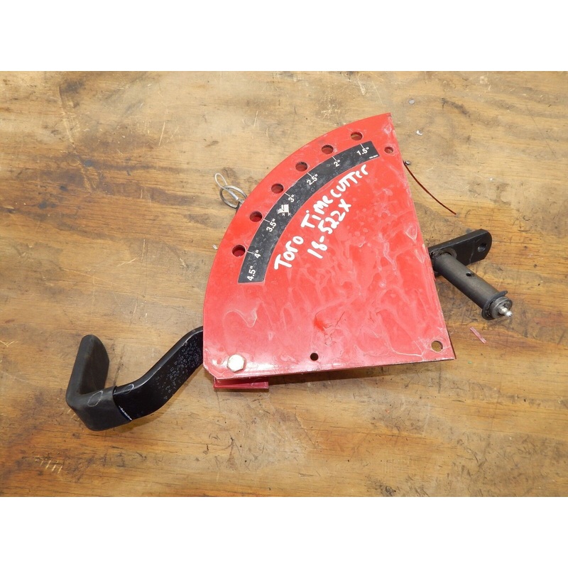 Toro Timecutter 18-52ZX Zero Turn Deck Lift Lever/Plate 1-652023-03, 100-7384-01