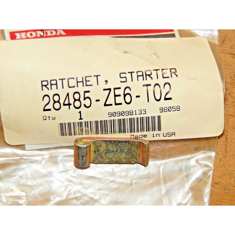 Honda OEM Ratchet, Starter #28485-ZE6-TP02- QTY.1-NEW