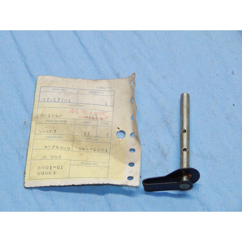 International (IH) Tractor #376177R1 Choke Shaft Lever-New Old Stock-Mower