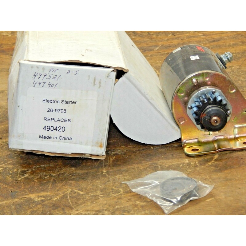 New Starter For Briggs 497401 494198 494990 11-18 HP 393499 394943 399169