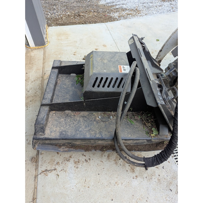 Bobcat MT 36 mini brush hog attachment used equipment