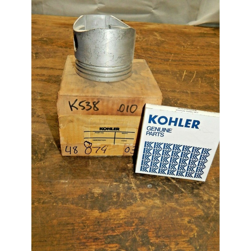 Genuine Kohler Engines KIT PISTON W RING SET 010 48 874 03-S Replaces 48 0