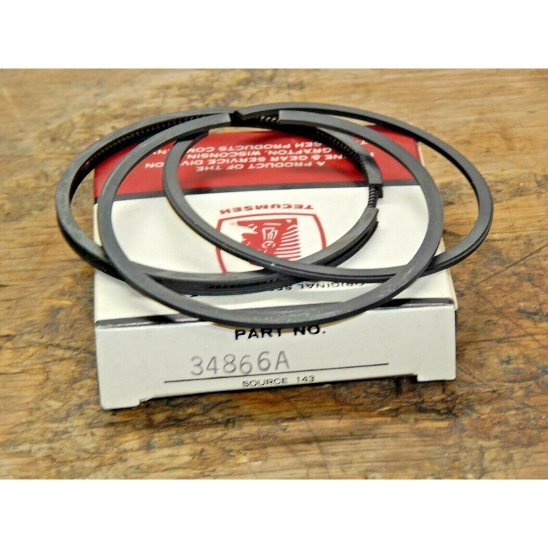 Genuine Tecumseh Ring Set STD # 34866A Tecumseh Engine TB82
