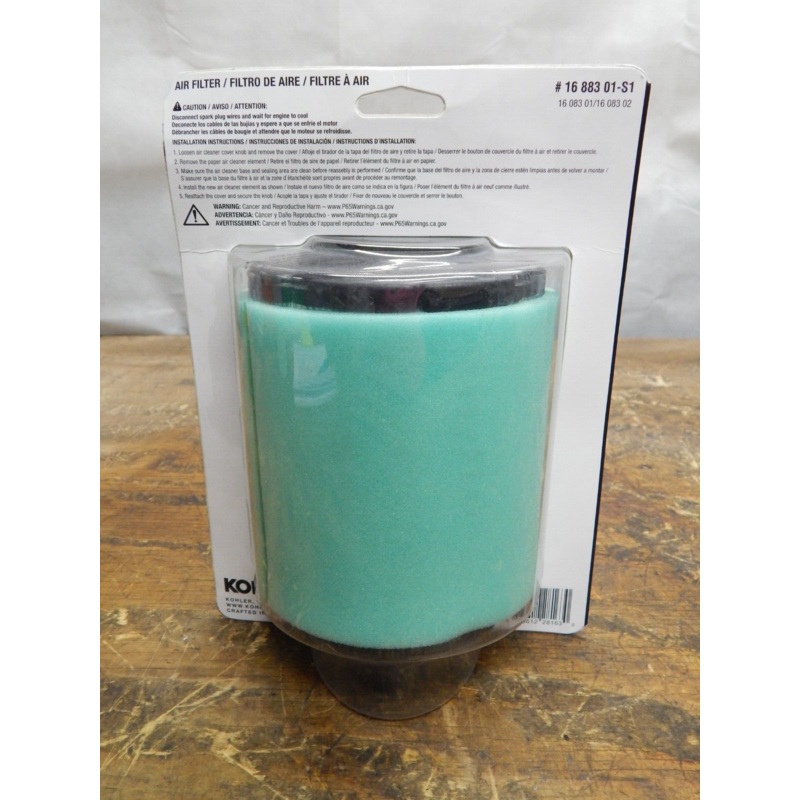 Kohler 16 883 01-S1 Air Filter OEM