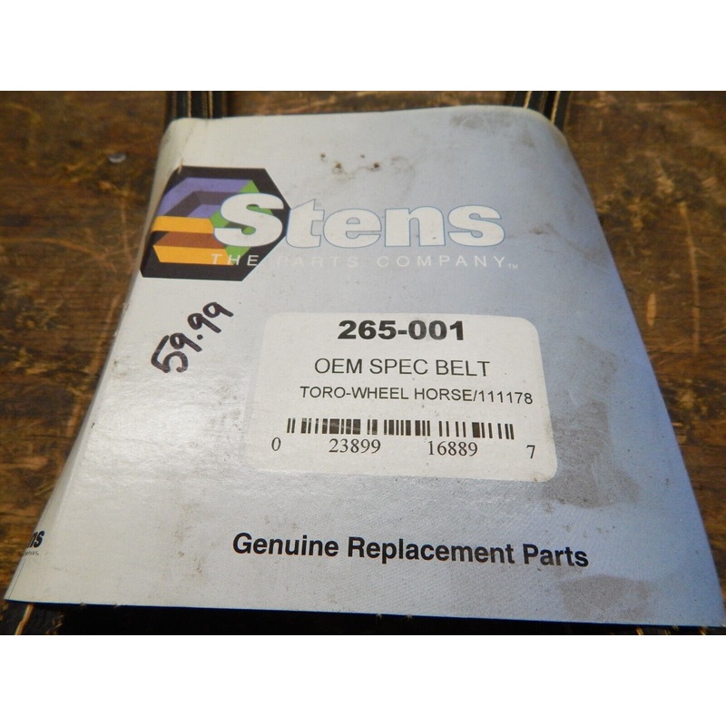 Toro Wheel Horse 111178 OEM Specialty Belt
